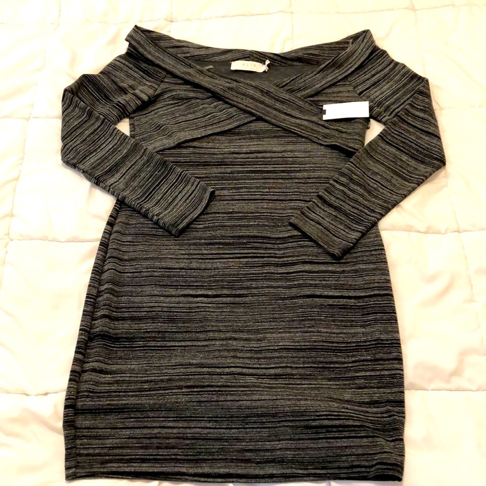 ASTR off shoulder dress